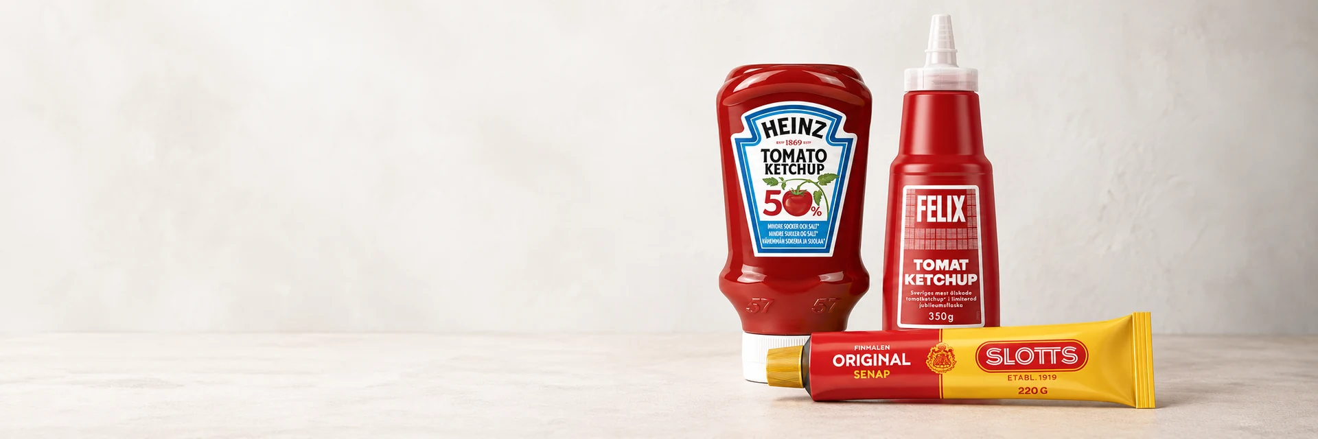 Ketchup/Senap