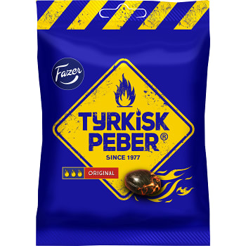 Fazer Tyrkisk Peber Original (salty liquorice with pepper)