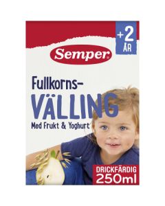 Semper Fullkornsvälling Frukt & Yoghurt Drickfärdig - 24 Mån