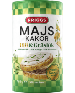 FRIGGS Majskakor Dill/Gräslök