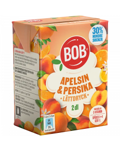 BOB Lättdryck Apelsin/Persika