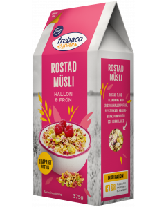Frebaco Kvarn Rostad Müsli Hallon/Frön