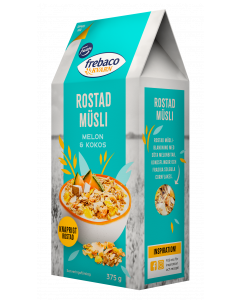 Frebaco Kvarn Rostad Müsli Melon/Kokos