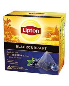 Lipton Svart Pyramidte Blackcurrant