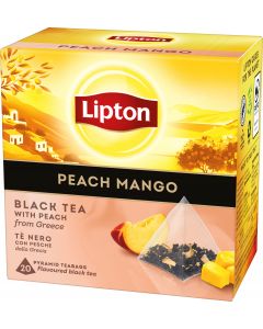 Lipton Svart Pyramidte Peach Mango