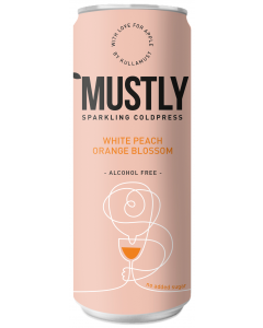 Mustly Sparkling Coldpress White Peach