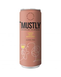 Mustly Sparkling Coldpress Lemon Rose