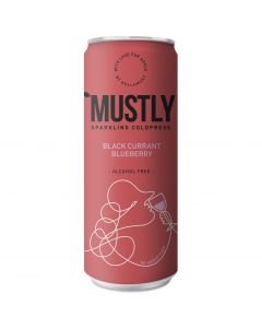 Mustly Sparkling Coldpress Blueberry