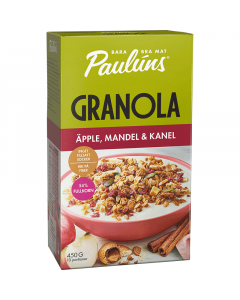 PAULÚNS Granola Äpple, Mandel & Kanel