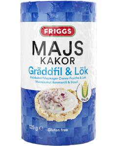 Friggs Majskakor Gräddfil/Lök