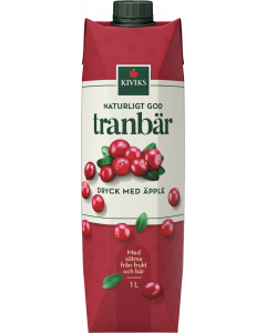 Kiviks Tranbärsdryck med Äpple