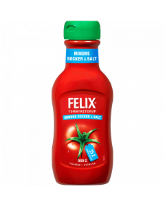Felix Tomatketchup Mindre Socker/Salt