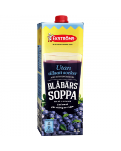 Ekströms Blåbärssoppa sockerfri