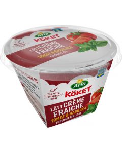 Arla Köket Lätt crème fraiche tomat & basilika