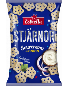 Estrella Stjärnor Sourcream & Onion