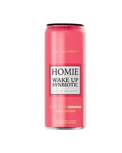Homie Wake Up Synbiotic Strawberry & Lemonade