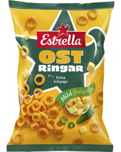 Estrella Cheese Rings Mild Jalapeño