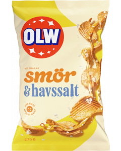 OLW Chips Smör & Havssalt