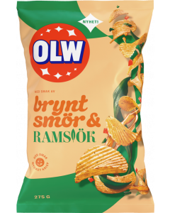 OLW Chips Brynt Smör & Ramslök