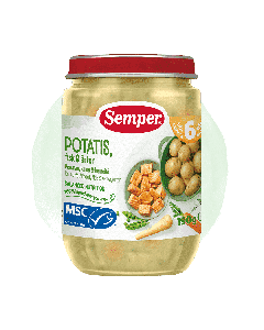 Semper Potato Fish Peas