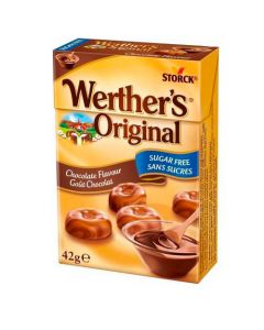 WERTHER'S ORIGINAL Gräddkarameller Choklad Sockerfria