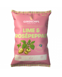 Gårdschips Lime & Pink Pepper Chips