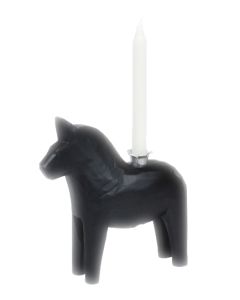 Candle Horse Black