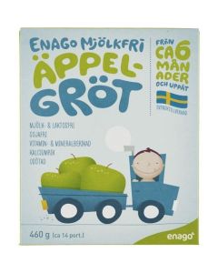 EnaGo Mjölkfri Äppelgröt - 6 Mån