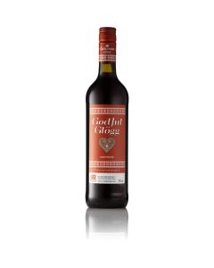 Merry Christmas Mulled Wine Non-alcoholic Red Alcohol-free Glass