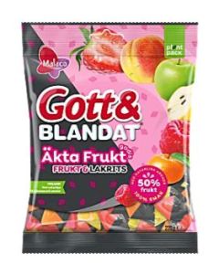 Gott & Blandat Äkta Frukt & Lakrits