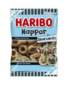 Haribo Skum LakritsNappar