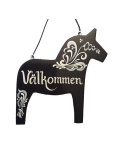 Hästskylt VÄLKOMMEN