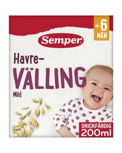 Semper HavreVälling Mild Drickfärdig - 6 mån