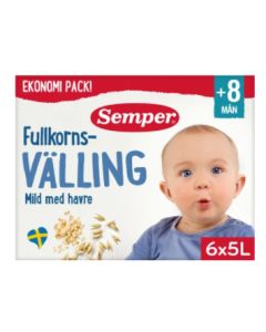 Semper FullkornsVälling Mild - 8 Mån *StorPack*