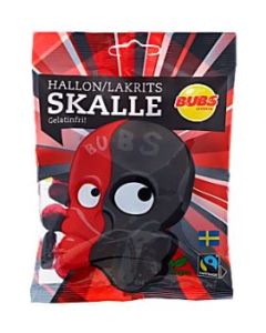 Skalle Rarberry& Licorice   *Now bigger bag!*
