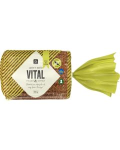 Vital Coarse Bread Filled with Rye