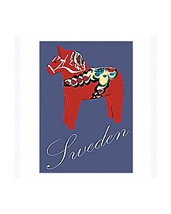 Post Card Dalecarlia Horse