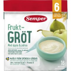 Semper Porridge Apple/Pear - 6 months