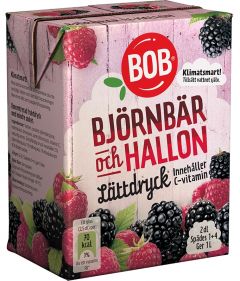 BOB Lättdryck  Blackberries & Raspberries