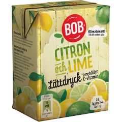 BOB Lättdryck Lemon & Lime
