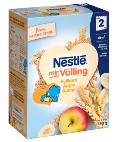 Nestle Fullkornsvälling Äpple & banan - 24 Mån 