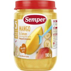 Semper Puré Frukt Mango & Banan - 5 Mån