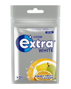 Extra White Sweet Fruit Chewing Gum
