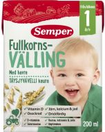 Semper Fullkornsvälling Drickfärdig - 12 mån