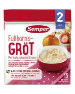 Semper Fullkornsgröt med Äpple Jordgubb & Banan - 24 Mån