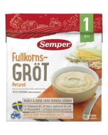 Semper Fullkornsgröt Naturell 12 Mån *Storpack*