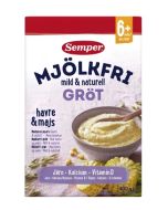 Semper Mjölkfri Gröt Naturell - 6 Mån 