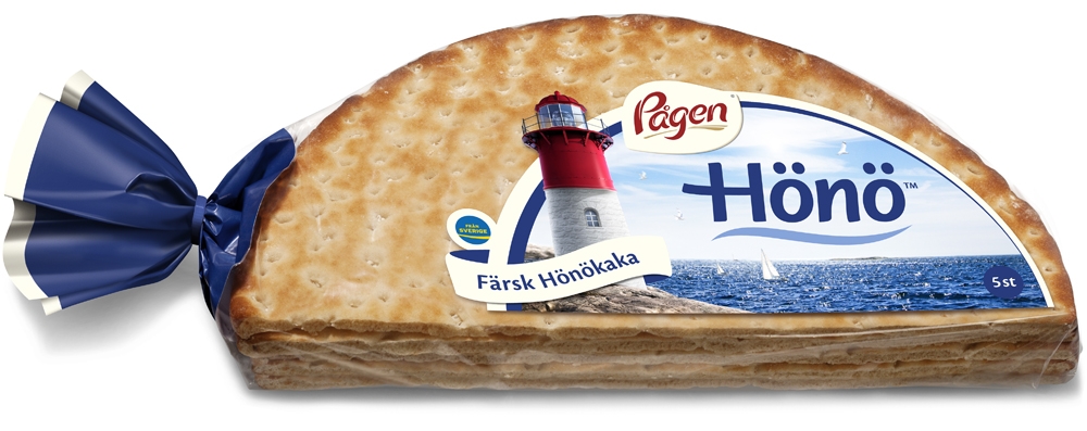Pågen Hönökaka (soft round flatbread, 4-pack)