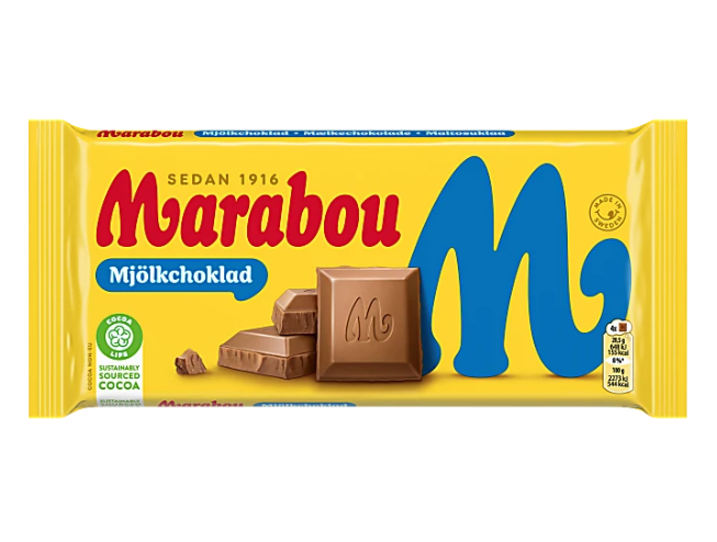 Marabou Mjölkchoklad (milk chocolate bar)