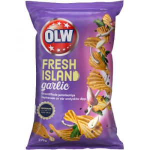 OLW Chips - Fresh Island Garlic